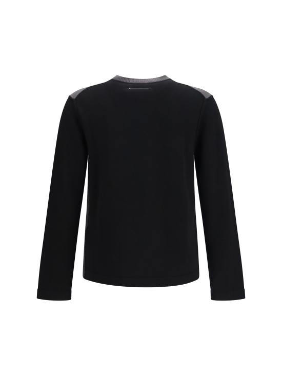 26FW MM6 메종마르지엘라 스웨터 SH0HL0047M13280 961 BLACK - MM6 MAISON MARGIELA