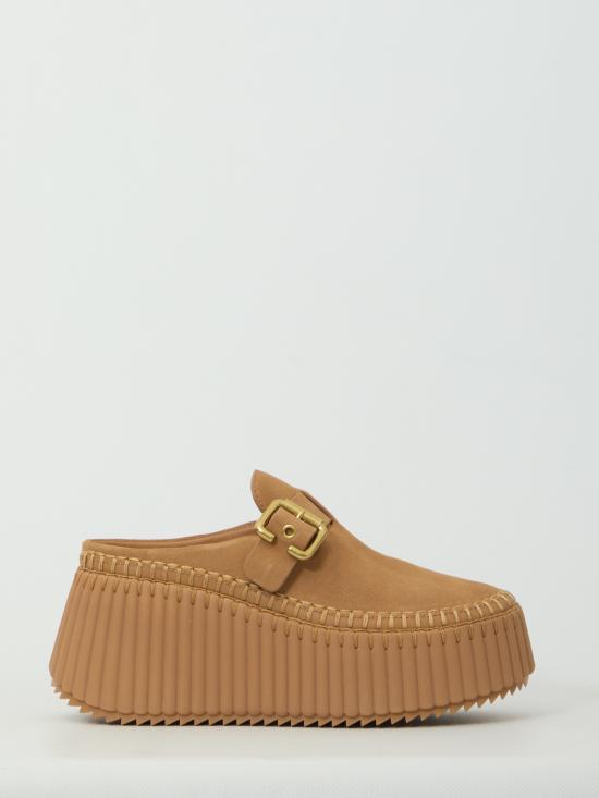 26FW 끌로에 뮬/슬리퍼 CH26A13CMS BROWN