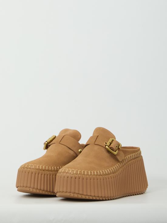 26FW 끌로에 뮬/슬리퍼 CH26A13CMS BROWN - CHLOE