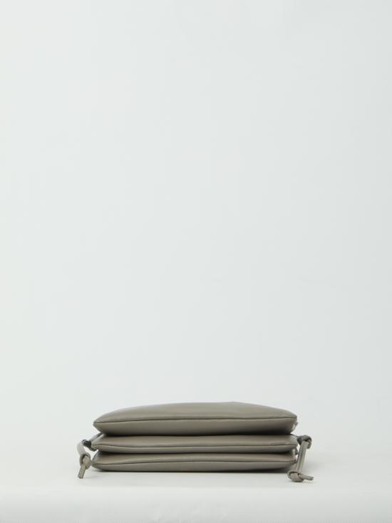 26FW 셀린느 트리오 플랩백 스무스 램스킨 10P862O86 GREY - CELINE