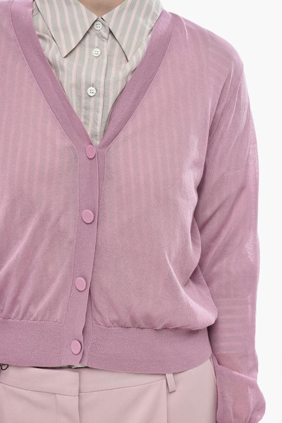  드리스 반 노튼 가디건 2510112231712 305 Pink - DRIES VAN NOTEN