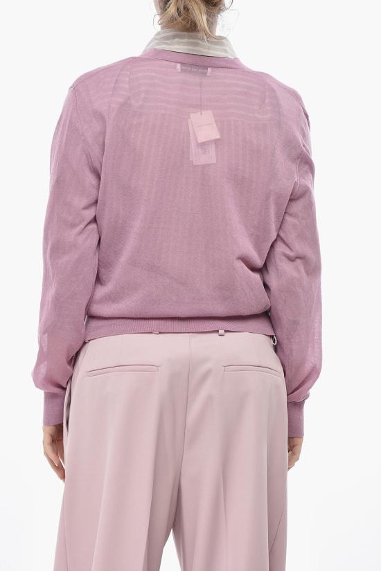  드리스 반 노튼 가디건 2510112231712 305 Pink - DRIES VAN NOTEN