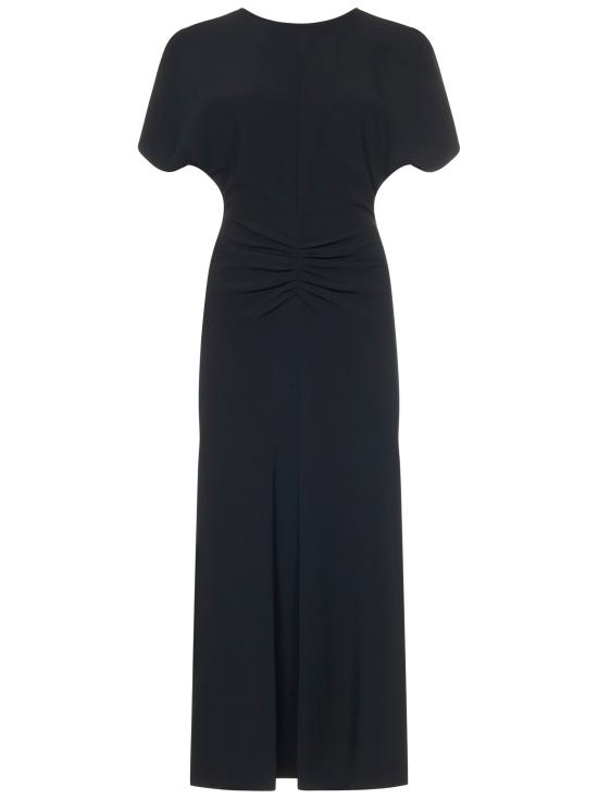 26FW 빅토리아 베컴 미디 원피스 1124WDR005227A BLACK