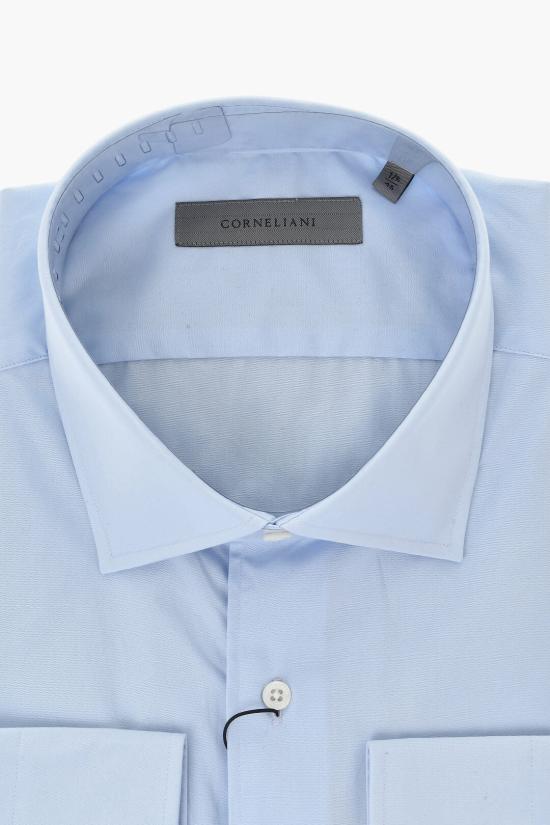  꼬르넬리아니 긴팔 셔츠 85P01N 0220200 009 Blue - CORNELIANI