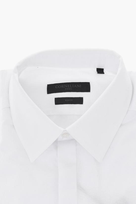  꼬르넬리아니 긴팔 셔츠 91P910 3191463 028 White - CORNELIANI