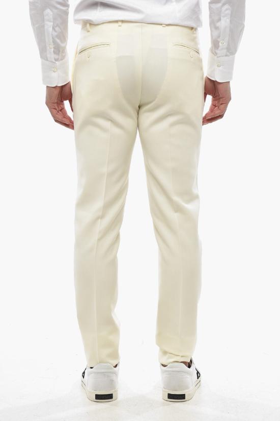  꼬르넬리아니 스트레이트 팬츠 935T08 9398080 073 White - CORNELIANI