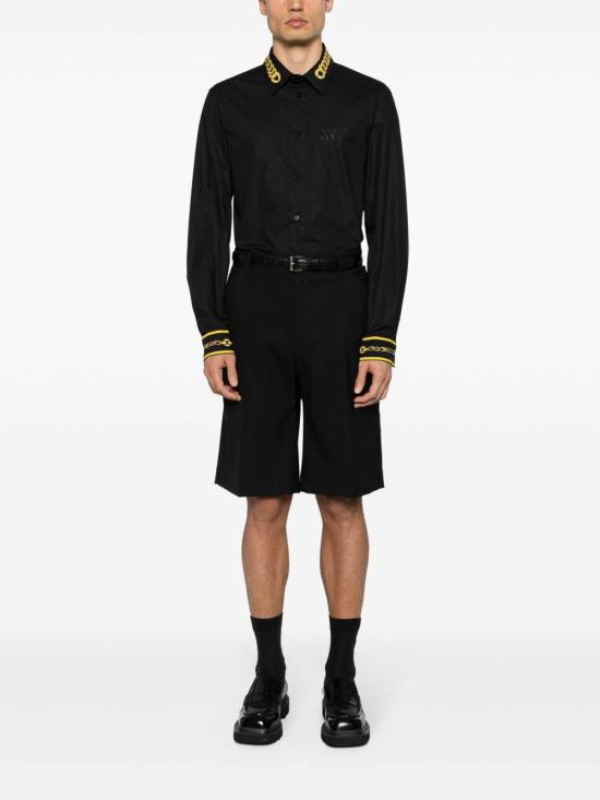  베르사체 긴팔 셔츠 75GAL2SCN0132899 Black - VERSACE
