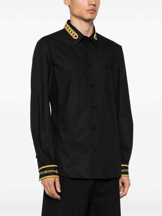  베르사체 긴팔 셔츠 75GAL2SCN0132899 Black - VERSACE