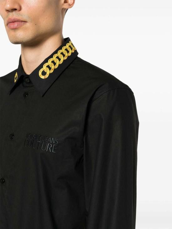  베르사체 긴팔 셔츠 75GAL2SCN0132899 Black - VERSACE