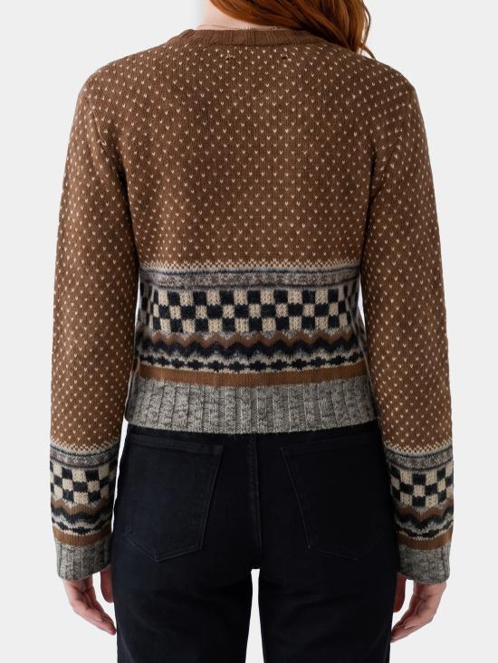 26FW 골든구스 스웨터 GWP01165 BROWN - GOLDEN GOOSE