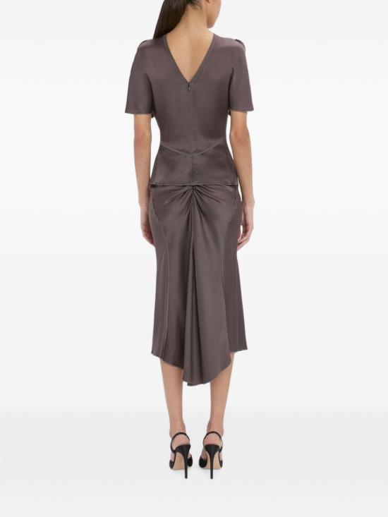 26FW 빅토리아 베컴 반팔 티셔츠 1126WTP006579A ORE Mud - VICTORIA BECKHAM