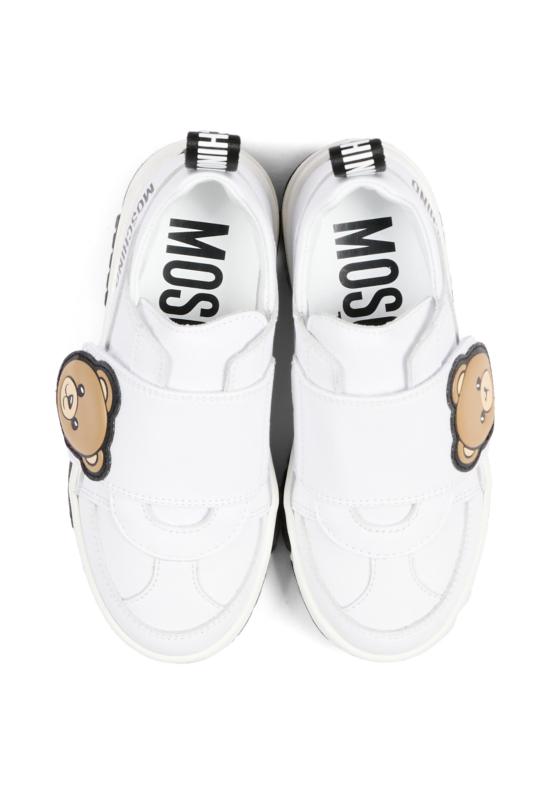26FW [키즈] 모스키노 스니커즈 84243 VAR5 WHITE - MOSCHINO