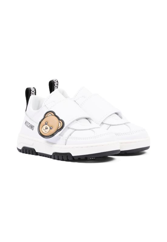 26FW [키즈] 모스키노 스니커즈 84138 VAR5 WHITE - MOSCHINO