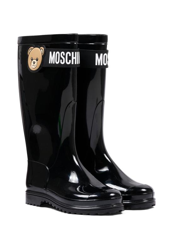 26FW [키즈] 모스키노 미들 부츠 84291 VAR1 BLACK - MOSCHINO