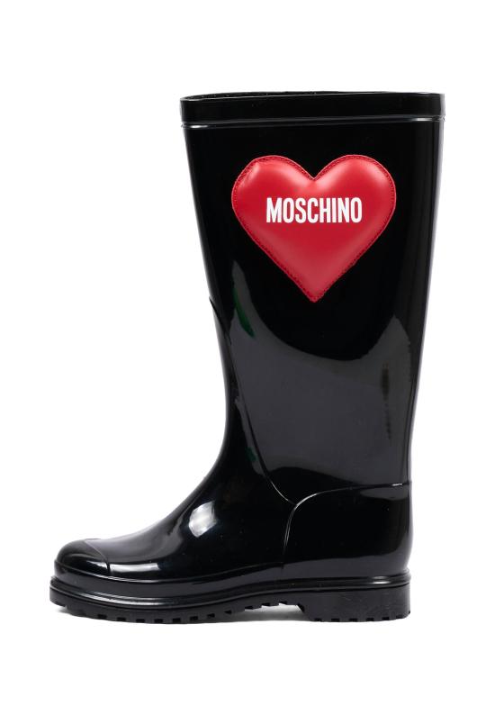 26FW [키즈] 모스키노 미들 부츠 84289 VAR1 BLACK - MOSCHINO