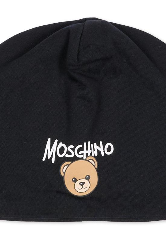 26FW [키즈] 모스키노 모자 HNX02M LCA94 60100 BLACK - MOSCHINO