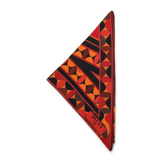 26FW 푸찌 머플러/스카프 6HGB60 6HC21 2 ORANGE BLACK - PUCCI