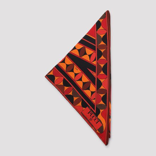 26FW 푸찌 머플러/스카프 6HGB60 6HC21 2 ORANGE BLACK - PUCCI
