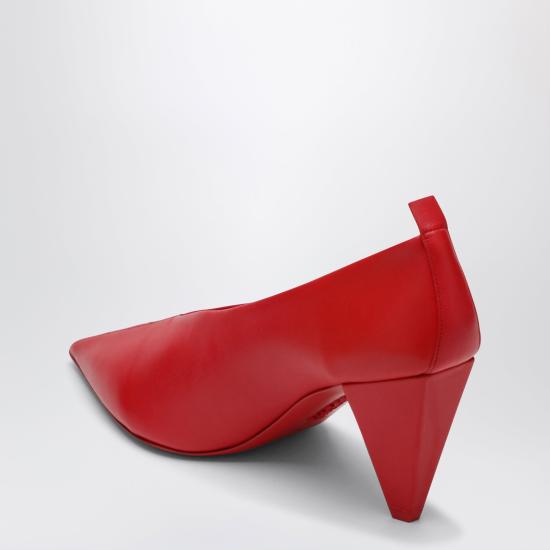 26FW 로에베 오리가미 큐빅 램스킨 펌프스 L815S01XAALE Red - LOEWE