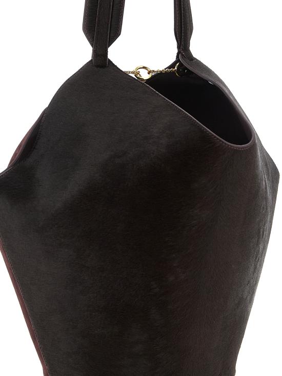 26FW 케이트 스몰 로터스 토트백 H2043978585 Bordeaux - KHAITE