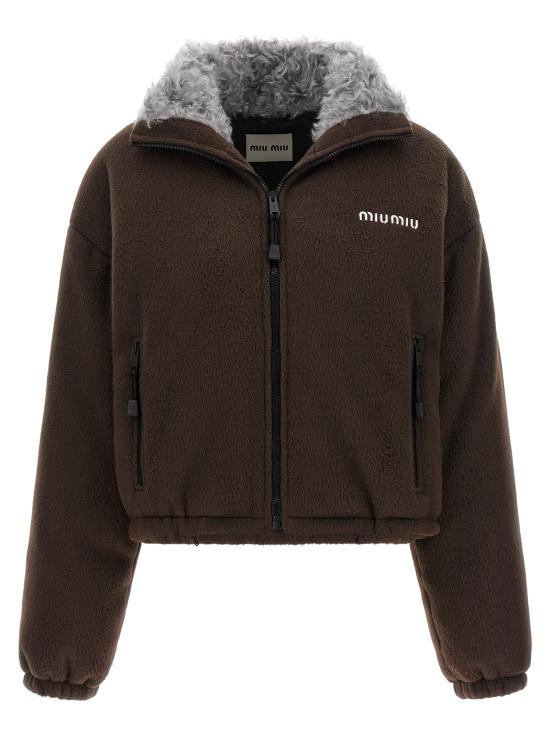 26FW 미우미우 루루 봄버 자켓 ML1147SOOO18FCF0192 Brown