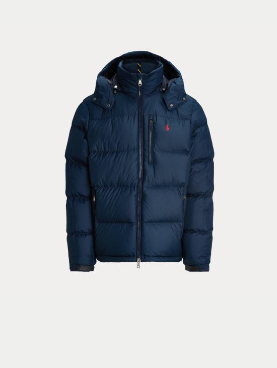 26FW 랄프 로렌 패딩 Ripstop Idrorepellente Opaco con Cappuccio Navy Blu 색상의 Giacca - RALPH LAUREN