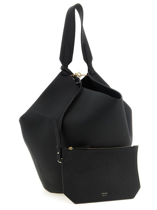 26FW 케이트 미디엄 로터스 토트백 H2037914200 Black - KHAITE