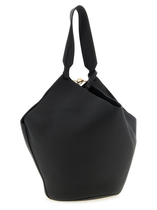 26FW 케이트 미디엄 로터스 토트백 H2037914200 Black - KHAITE