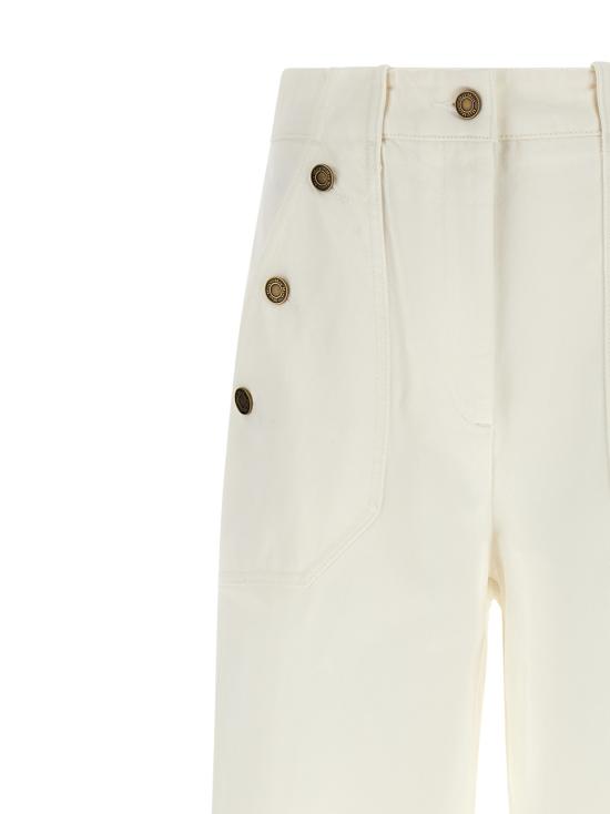 26FW 막스마라 스트레이트 팬츠 2621136091600001 White - MAX MARA