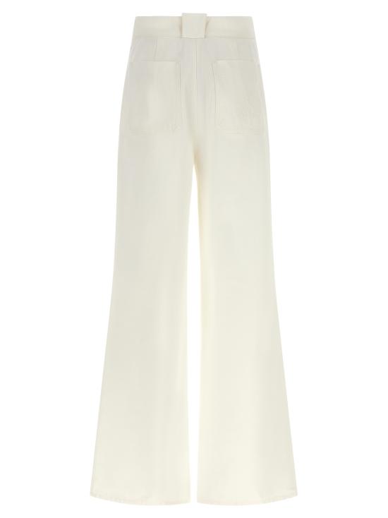 26FW 막스마라 스트레이트 팬츠 2621136091600001 White - MAX MARA