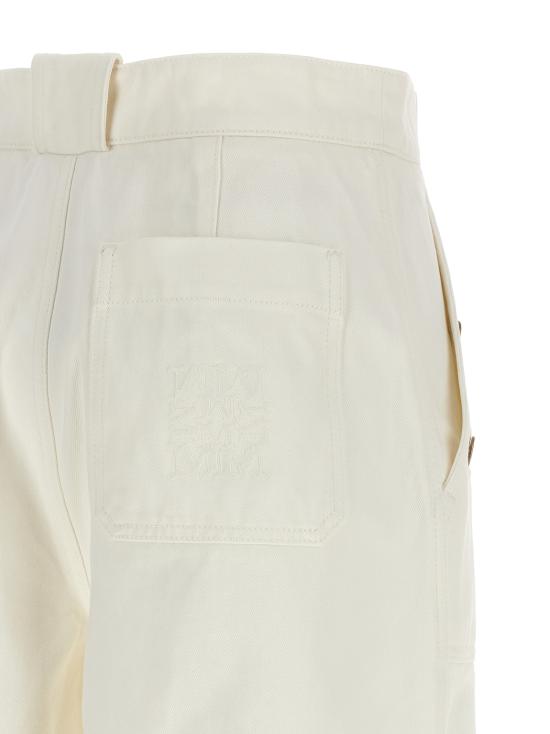 26FW 막스마라 스트레이트 팬츠 2621136091600001 White - MAX MARA