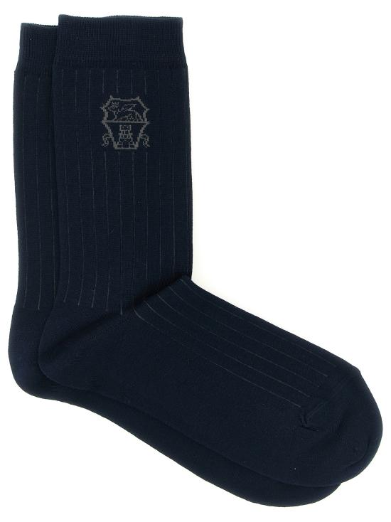 26SS 브루넬로 쿠치넬리 양말 MCS93561C102J Blue
