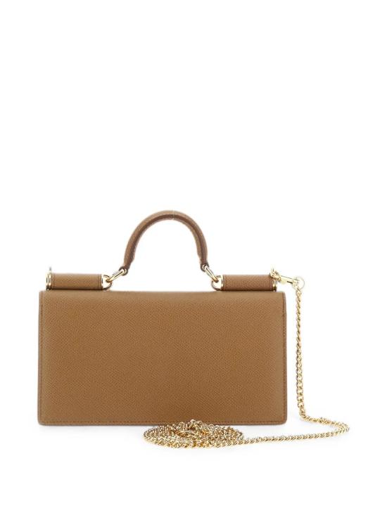 26FW 돌체앤가바나 Dauphine-print calfskin 미니백 BI3280 A10018M417 Brown - DOLCE & GABBANA