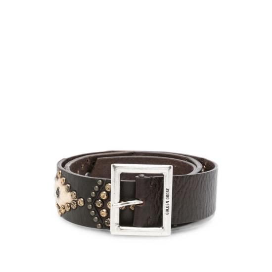 26FW 골든구스 가죽 벨트 GMA00851 A000900 83398 BROWN