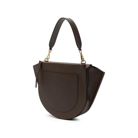 26FW 반들러 토트백 HORTENSIA BAG MEDIUM SOCAV BROWN - WANDLER