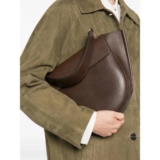 26FW 반들러 토트백 HORTENSIA BAG MEDIUM SOCAV BROWN - WANDLER