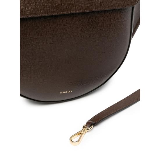 26FW 반들러 토트백 HORTENSIA BAG MEDIUM SOCAV BROWN - WANDLER