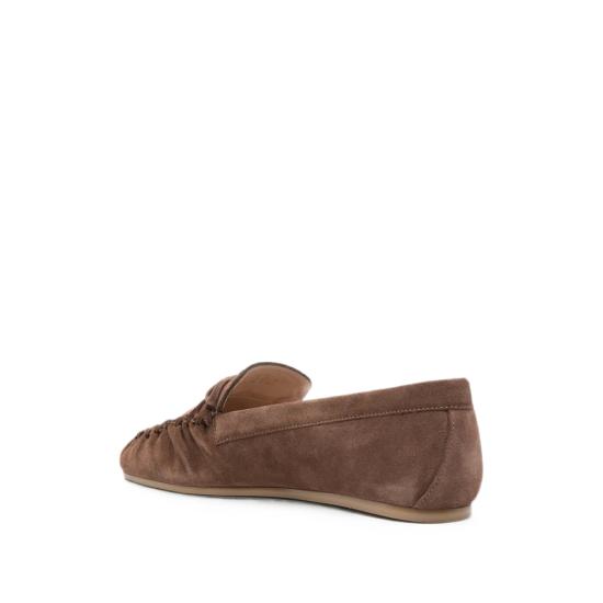 26FW 스튜어트 와이츠먼 로퍼 BRITT BOW CIGAR BROWN - STUART WEITZMAN
