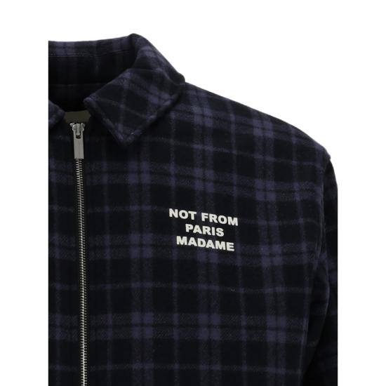 26FW 드롤드무슈 봄버 자켓 PERM JT287 WO050 NAVY BLACK BLUE - DROLE DE MONSIEUR