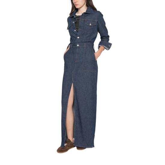 26FW 세븐포올맨카인드 데님 원피스 7UCP0R70 UTILITY 1A9 BLUE - 7 FOR ALL MANKIND