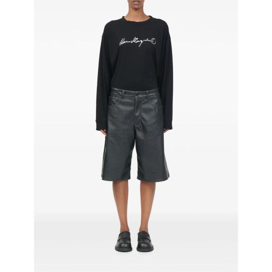 26FW MM6 메종마르지엘라 숏팬츠 M35455 S52MU0143 900 BLACK - MM6 MAISON MARGIELA