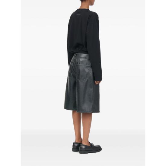 26FW MM6 메종마르지엘라 숏팬츠 M35455 S52MU0143 900 BLACK - MM6 MAISON MARGIELA