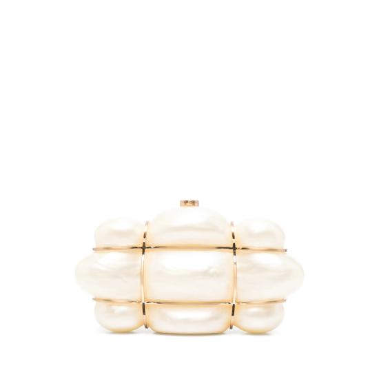 26FW 컬트 가이아 클러치/파우치 HDBCL37212AC18 BOLLA IVORY NEUTRALS