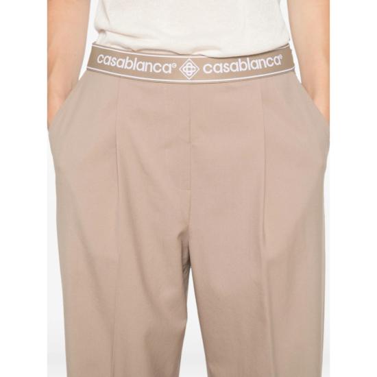 26FW 카사블랑카 스트레이트 팬츠 PF26 TR 448 01 LIBRO NEUTRALS - CASABLANCA