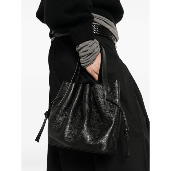 26FW 유제피 토트백 MINI SCALLOP LEATHER BLACK - YUZEFI