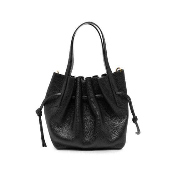 26FW 유제피 토트백 MINI SCALLOP LEATHER BLACK