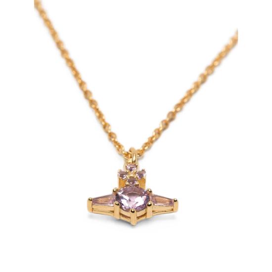 26FW 비비안웨스트우드 목걸이/팬던트 630203H5 01R926 R926 GOLD PURPLE - VIVIENNE WESTWOOD