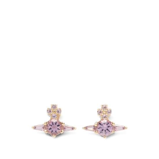 26FW 비비안웨스트우드 이어링 6201037M 01R926 R926 GOLD PURPLE