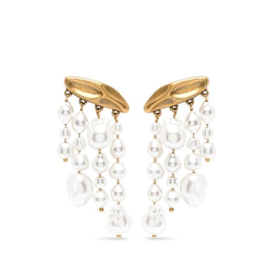 26FW 컬트 가이아 이어링 JWER1310MT3339 PEARL ANTBR GOLD WHITE
