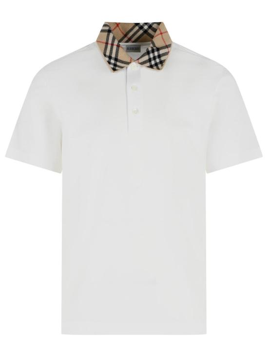 26FW 버버리 폴로 티셔츠 8126966B7078 White
